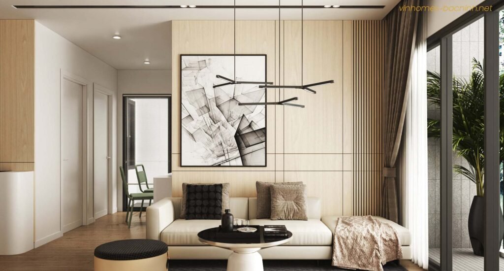 Hình ảnh thiết kế căn hộ hiện đại tại dự án Vinhomes Hòa Long Bắc Ninh với không gian tối ưu tiện ích