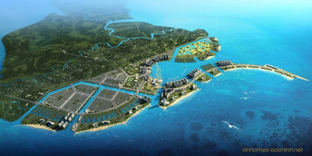 Vinhomes Green Paradise Cần Giờ - Đô thị lấn biển đẳng cấp- với quy mô 2.870 ha, được xây dựng lấn biển